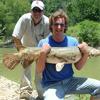 DJ and Jim with DJ's 54" alligator gar